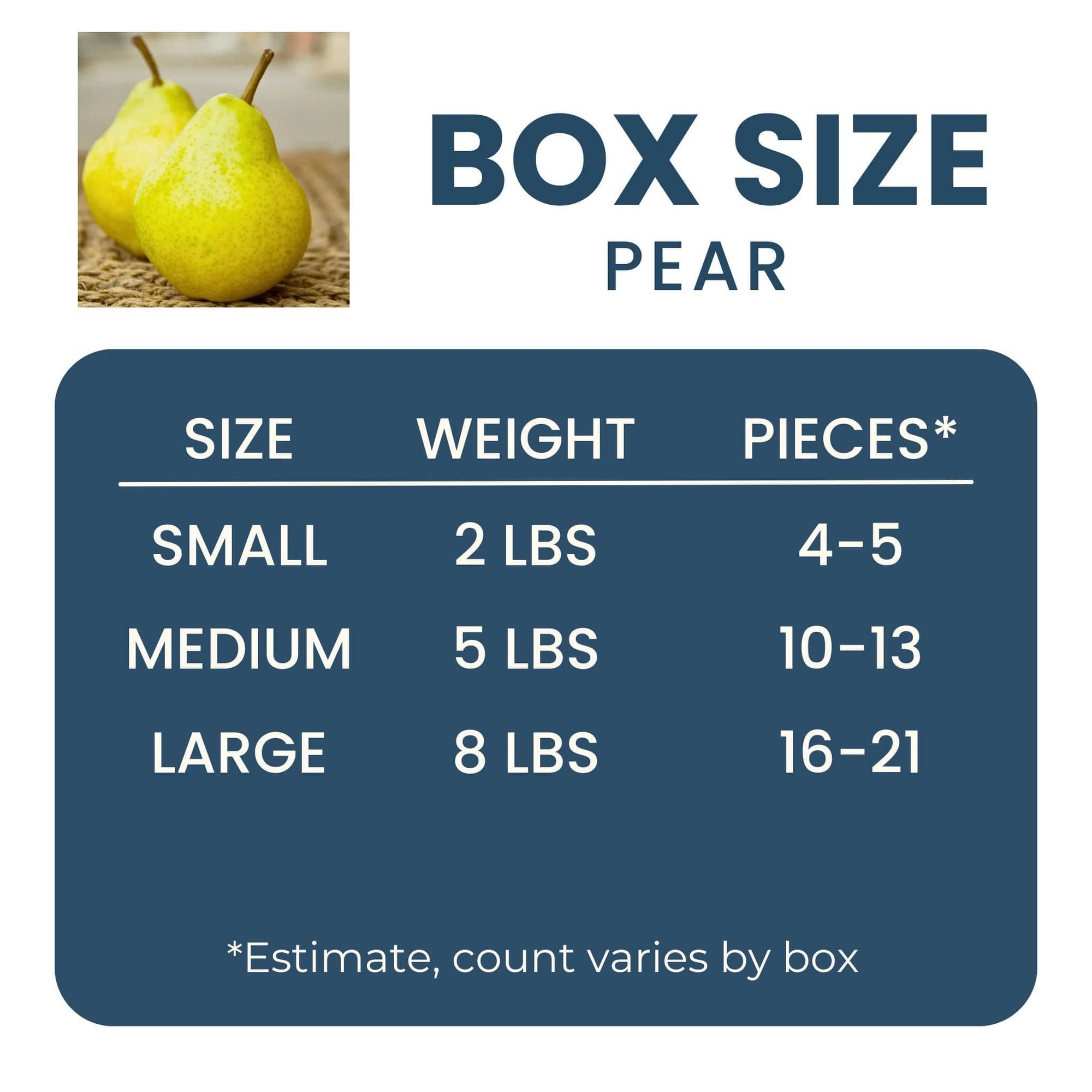 Bartlett Pear (Williams) Good Hill Farms Fruit: Pear, Bartlett