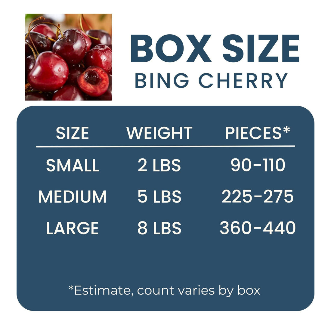 Bing Cherry Good Hill Farms Fruit: Cherry, Bing