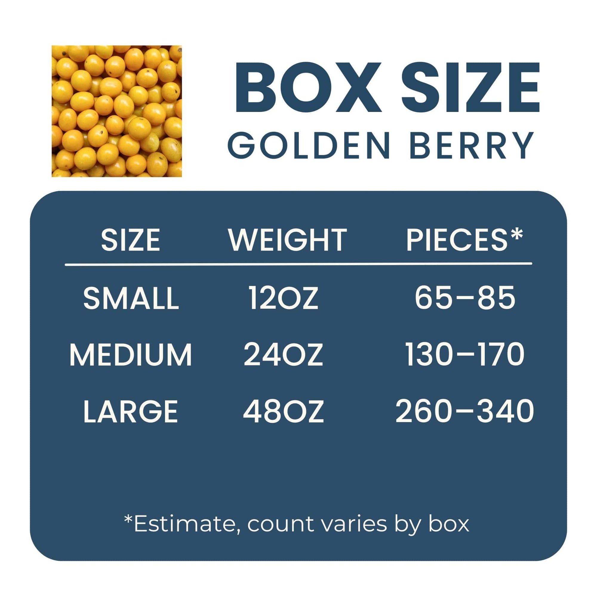 Golden Berry (Peruvian Ground Cherry, Gooseberry) Good Hill Farms Fruit: Golden Berries