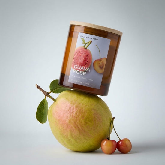 Guava Rosé Candle Good Hill Farms Candle: Guava Rose