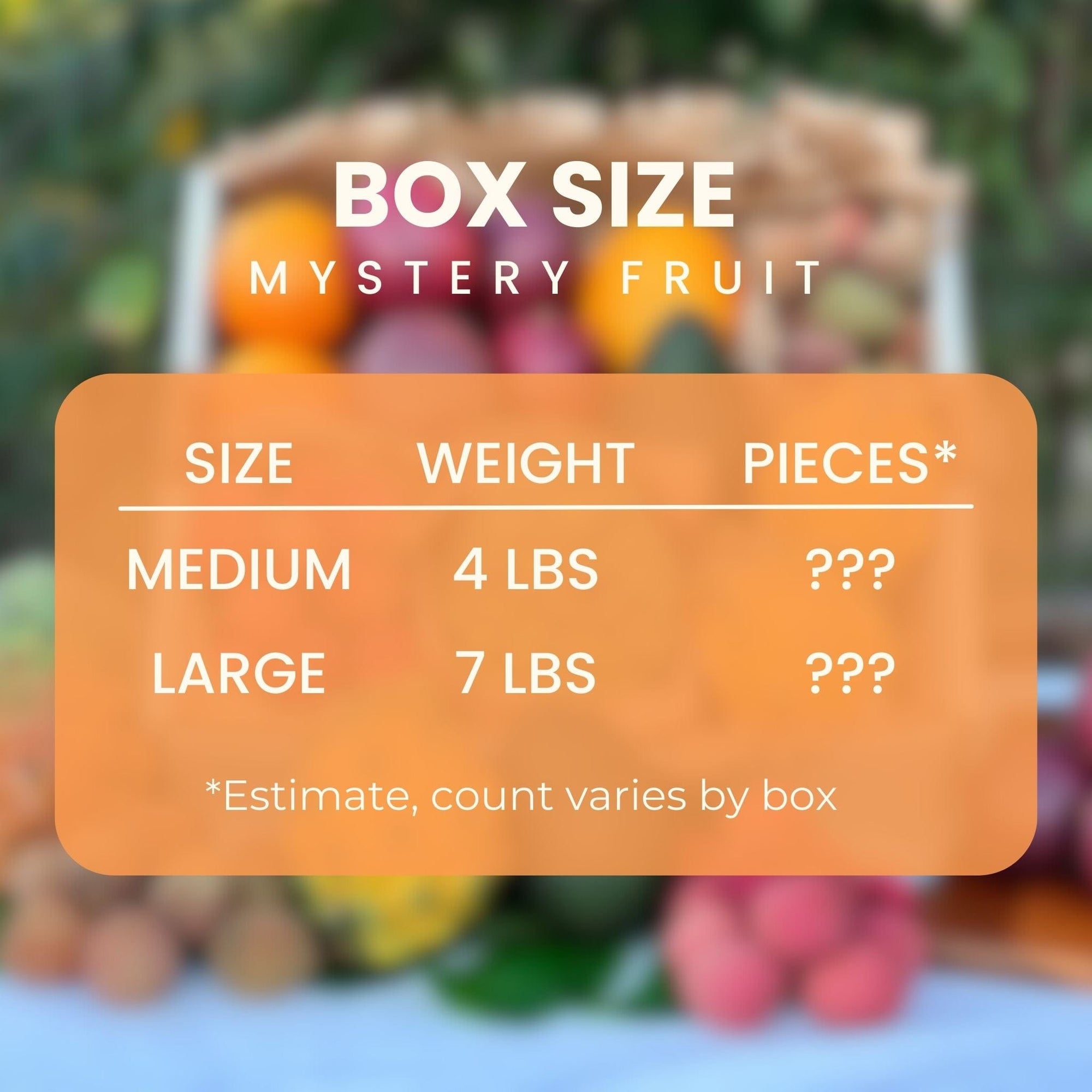 Mystery Fruit Variety Box Good Hill Farms Mix Box: Mystery Box