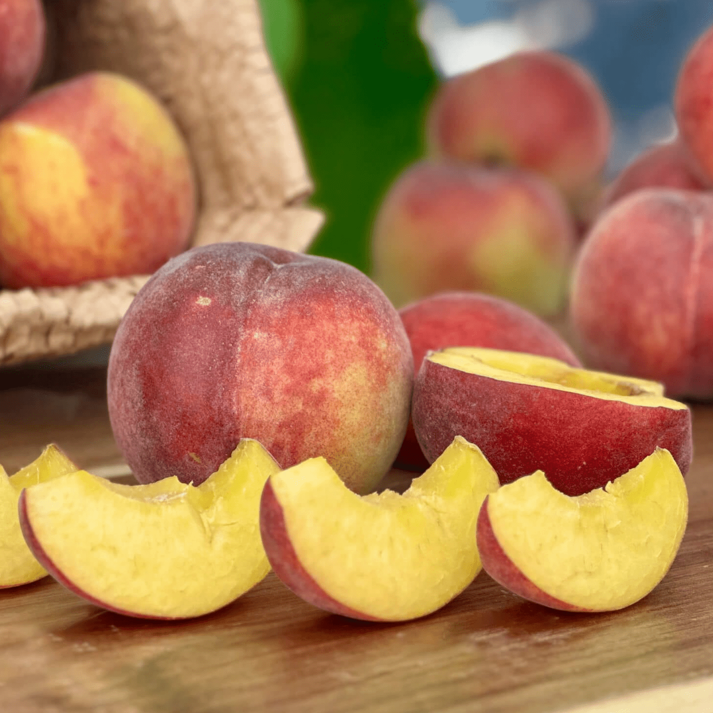 Peach Good Hill Farms Fruit: Peaches