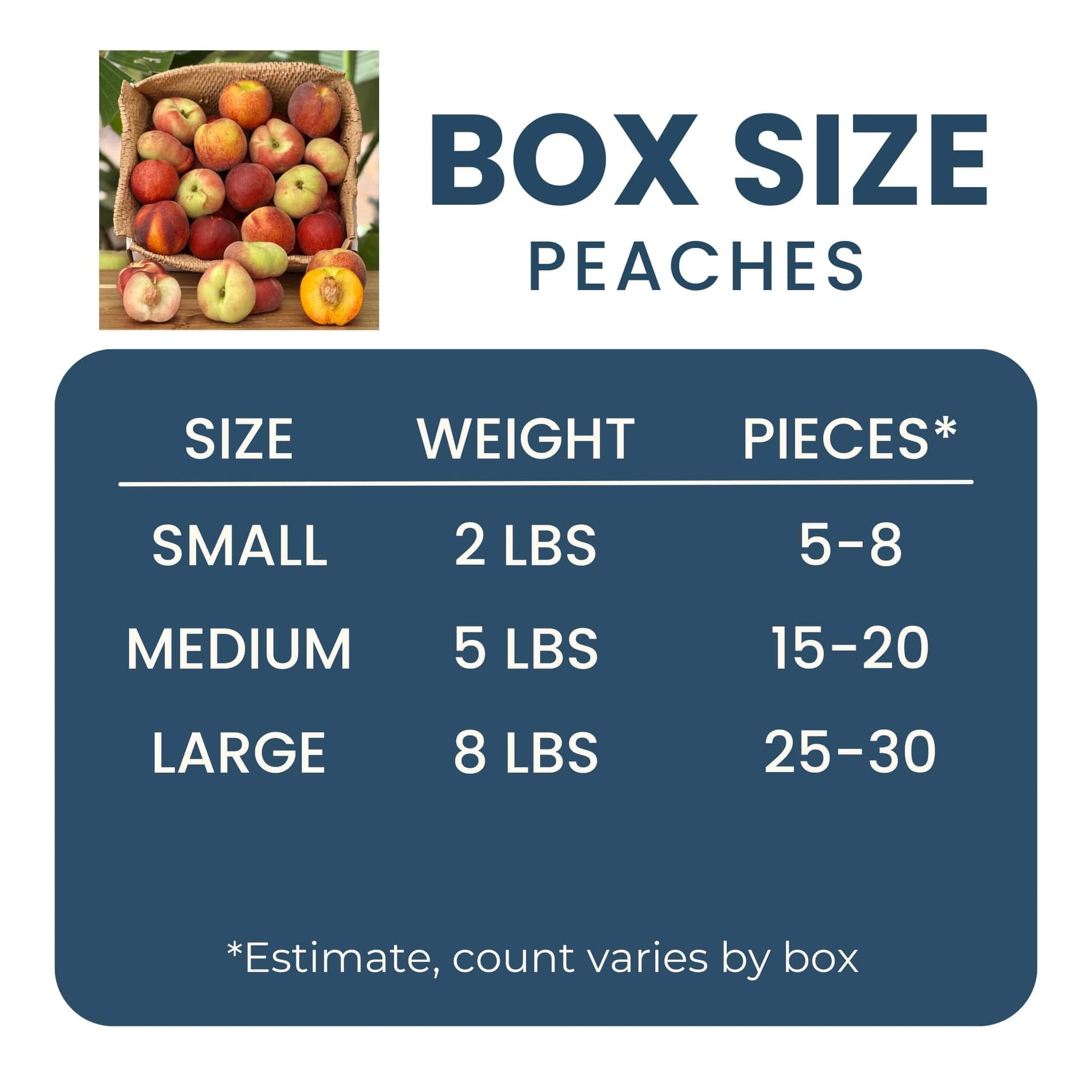 Peach Variety Box Good Hill Farms Fruit: Peaches