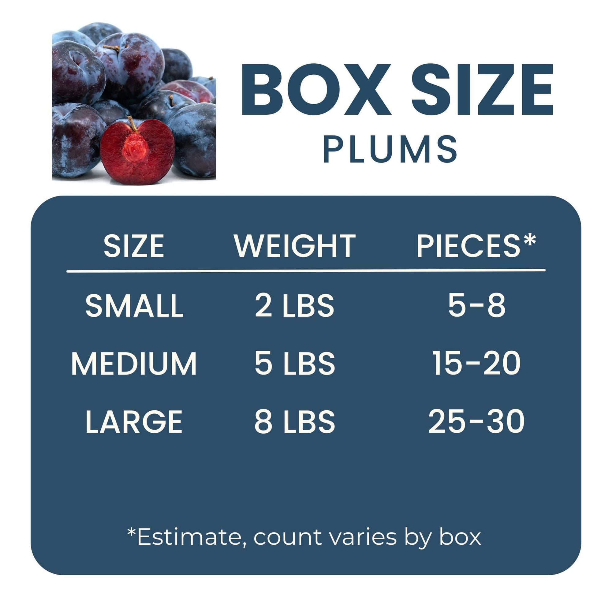 Plums Good Hill Farms Fruit: Plums