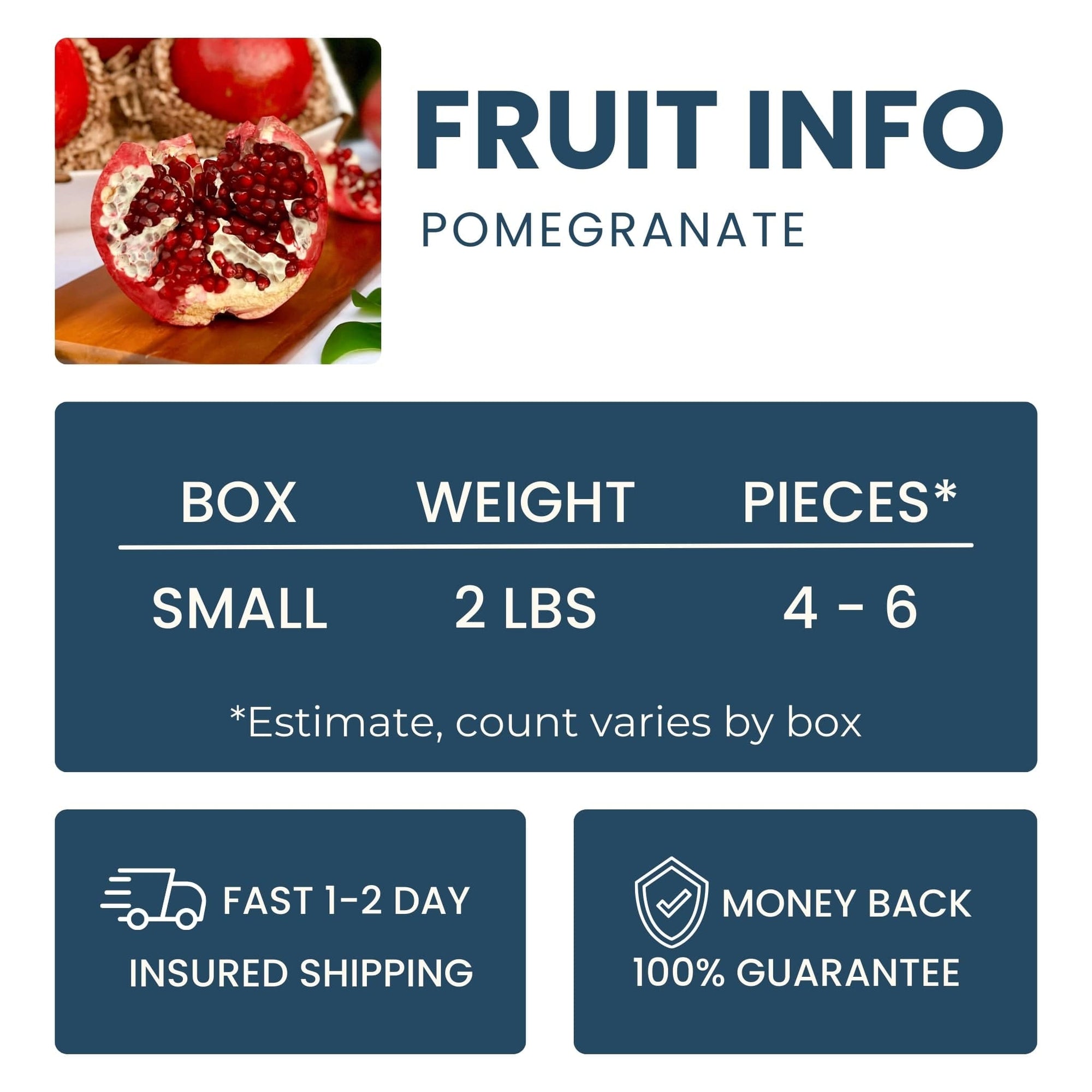 Pomegranate Good Hill Farms Fruit: Pomegranate