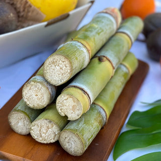 Raw Whole Sugar Cane Good Hill Farms Fruit: Sugar Cane, Green
