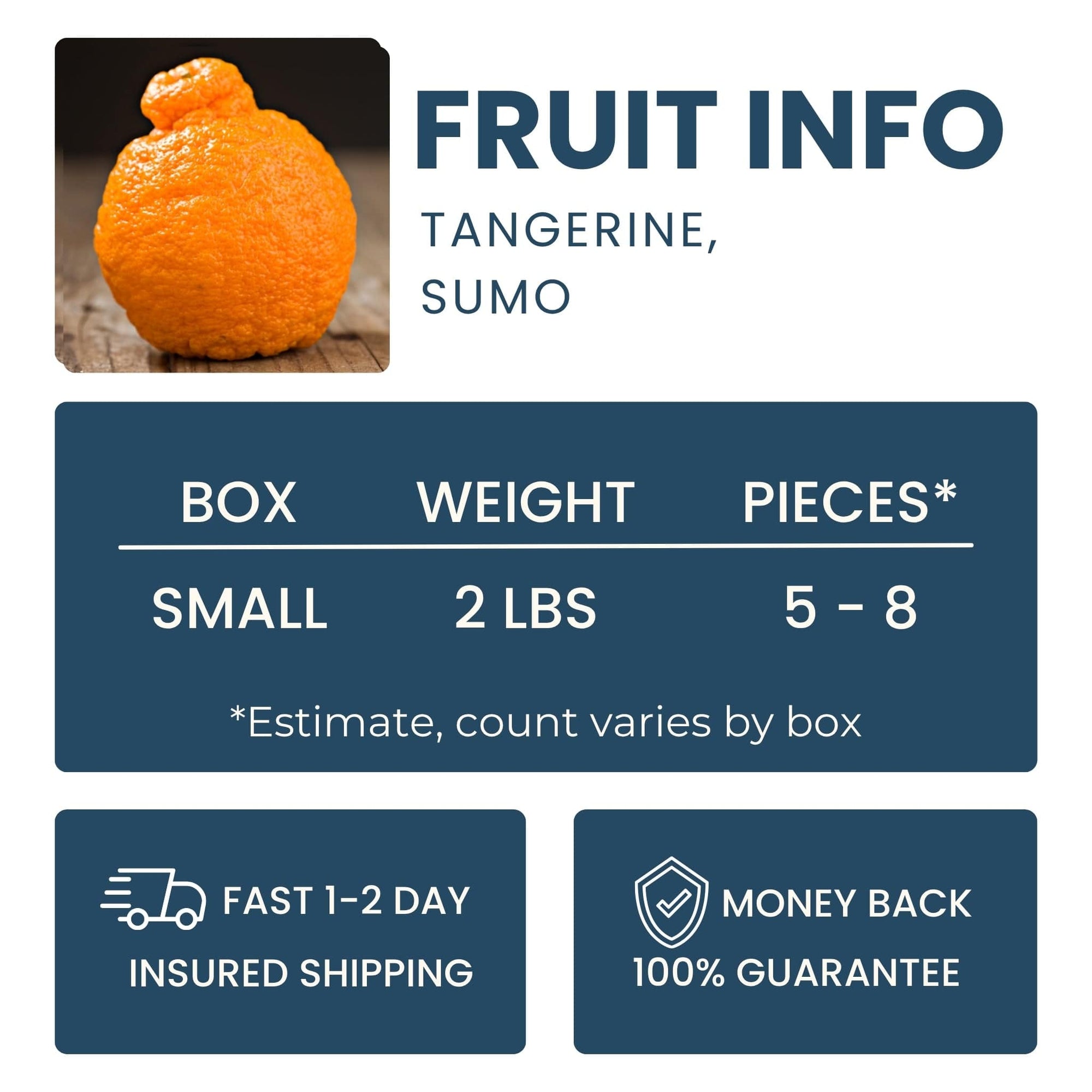 Sumo Tangerine Good Hill Farms Fruit: Tangerine, Sumo