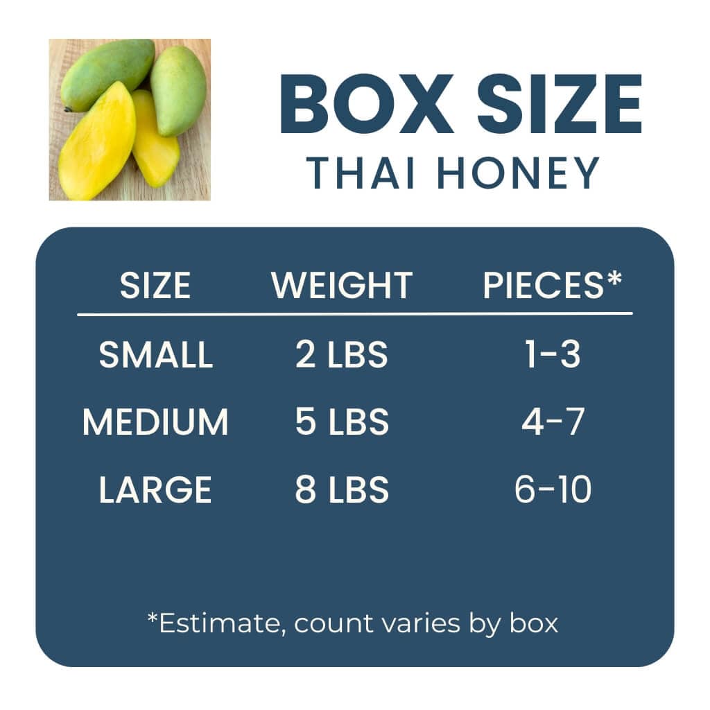 Thai Honey Mango (Nam Doc Mai) Good Hill Farms Fruit: Mango, Nam Doc