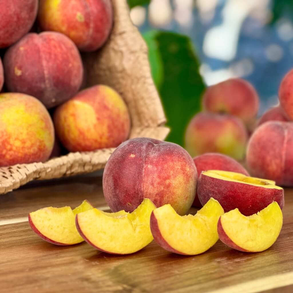 Yellow Peach Good Hill Farms Fruit: Peaches