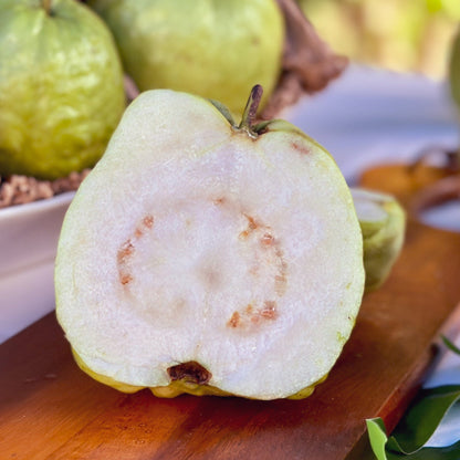 Asian White Guava (Guayaba) Good Hill Farms Fruit: Guava, Thai White