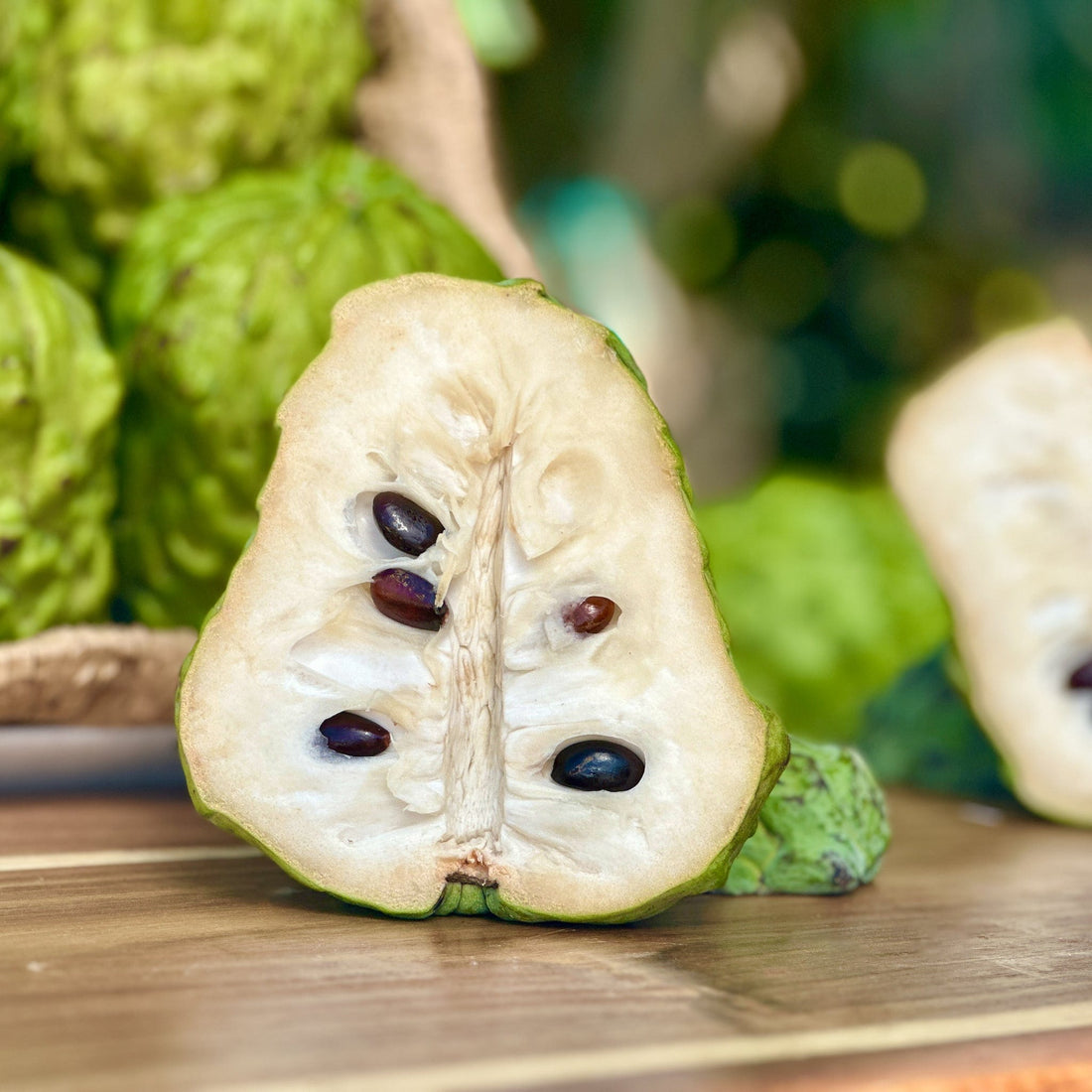 Atemoya (Sugar Apple + Cherimoya Hybrid) Good Hill Farms Fruit: Atemoya
