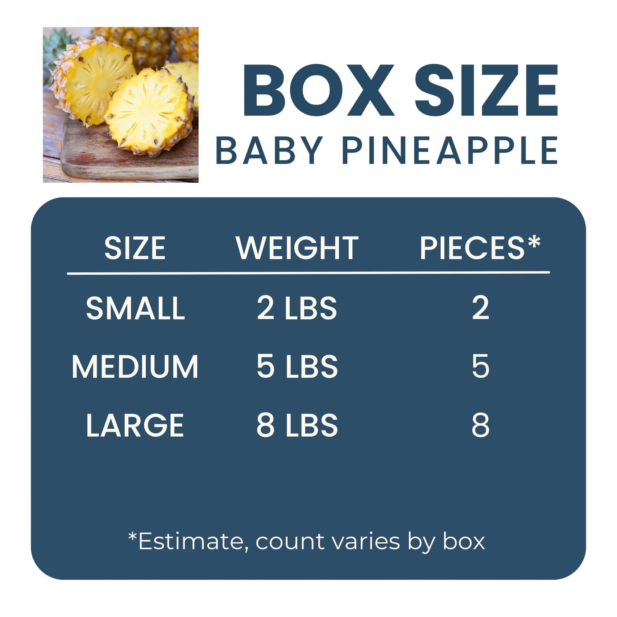 Baby Pineapple Good Hill Farms Fruit: Pineapple, Baby