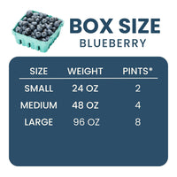 California Blueberry Good Hill Farms Fruit: Blueberries