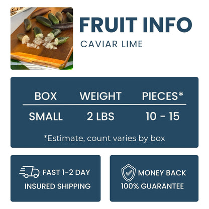 Caviar Lime Good Hill Farms Fruit: Lime, Caviar