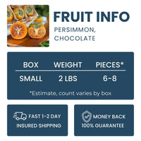 Chocolate Persimmon Good Hill Farms Fruit: Persimmon, Chocolate