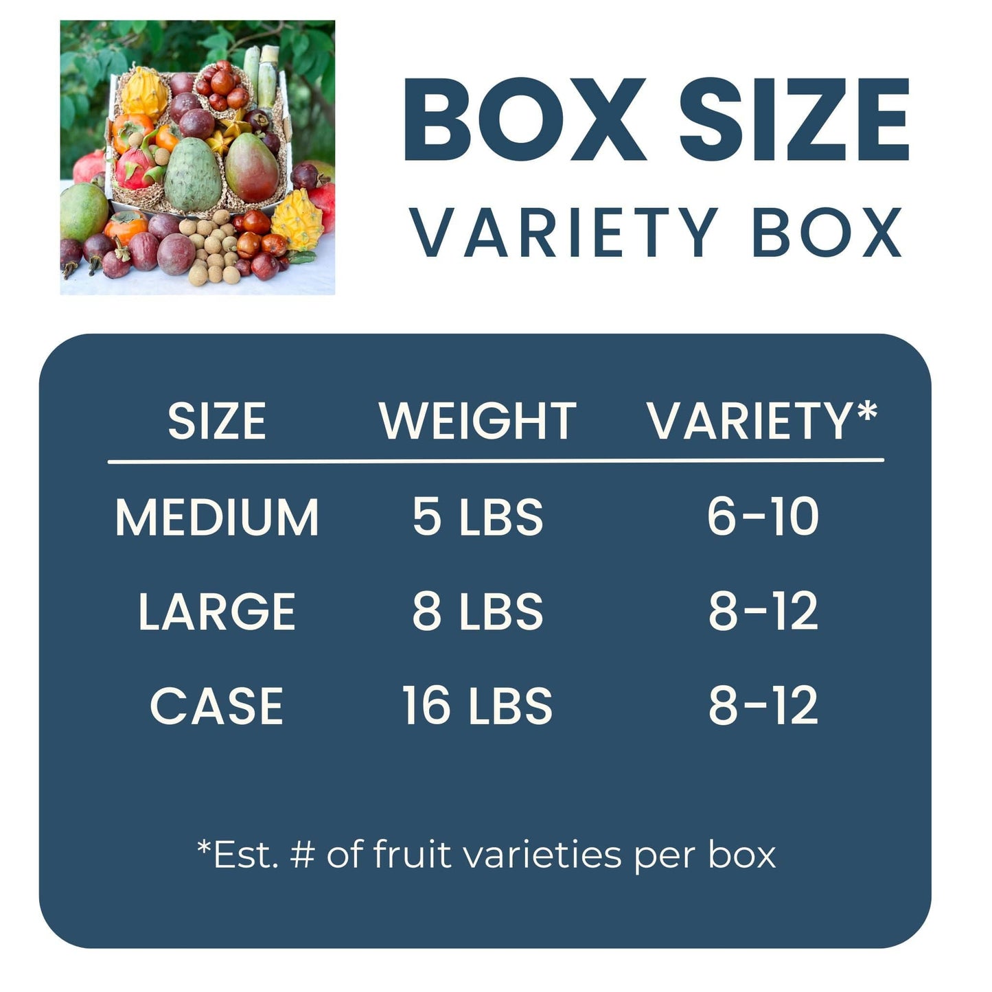 Exotic Fruit Variety Box Good Hill Farms Mix Box: Variety Box