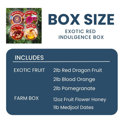 Exotic Red Indulgence Box Good Hill Farms Mix Box: Bundle