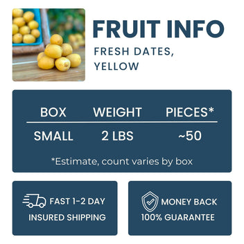 Fresh Yellow Dates Good Hill Farms Fruit: Date, Yellow