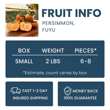 Fuyu Persimmon Good Hill Farms Fruit: Persimmon, Fuyu