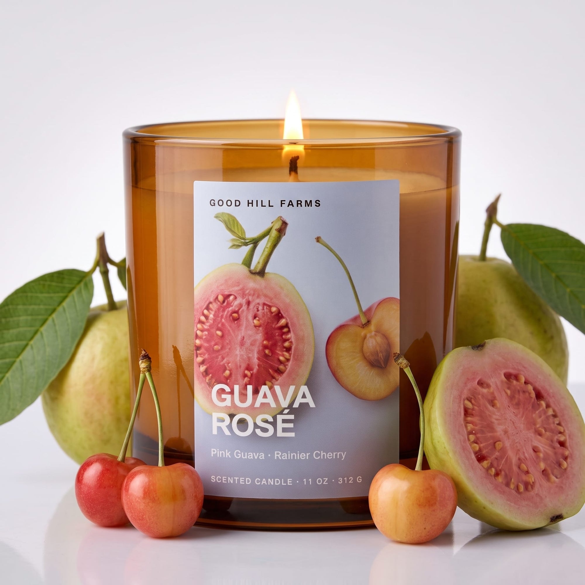 Guava Rosé Candle Good Hill Farms Candle: Guava Rose