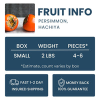 Hachiya Persimmon Good Hill Farms Fruit: Persimmon, Hachiya