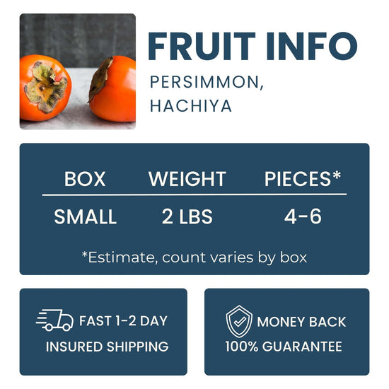Hachiya Persimmon Good Hill Farms Fruit: Persimmon, Hachiya