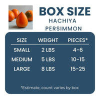 Hachiya Persimmon Good Hill Farms Fruit: Persimmon, Hachiya