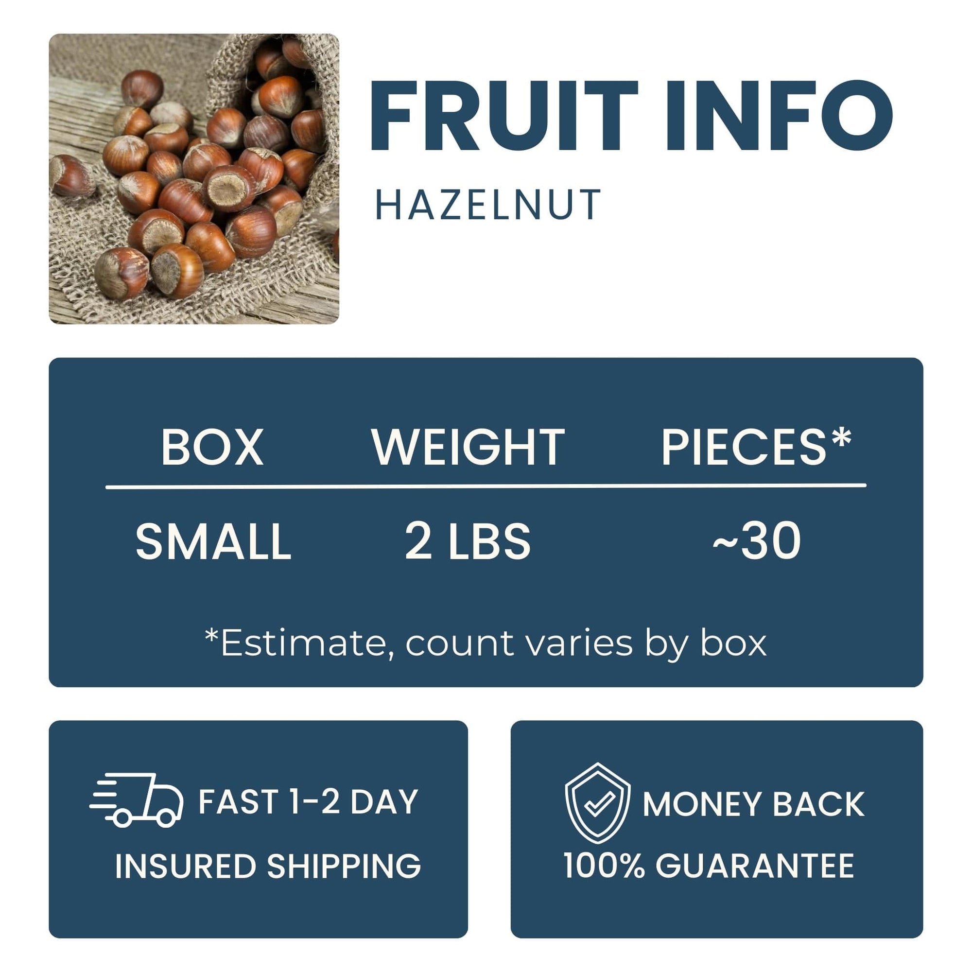 Hazelnuts Good Hill Farms Fruit: Hazelnut