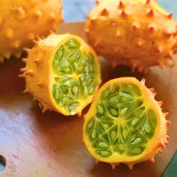 Kiwano Melon Good Hill Farms Fruit: Melon, Kiwano