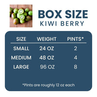 Kiwi Berry Good Hill Farms Fruit: Kiwi, Berries
