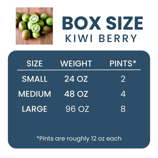 Kiwi Berry Good Hill Farms Fruit: Kiwi, Berries