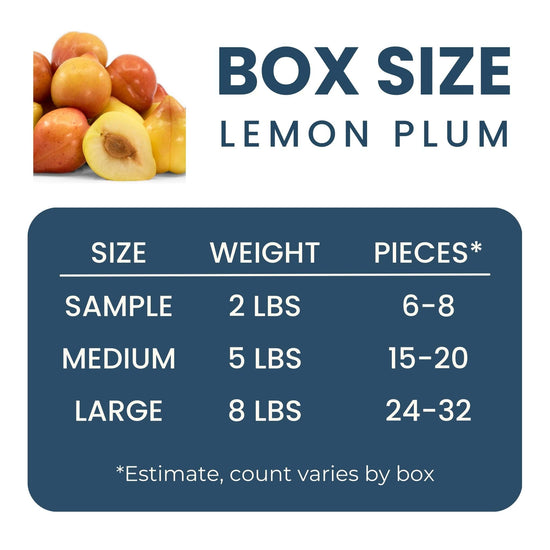 Lemon Plum Good Hill Farms Fruit: Lemon Plum