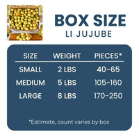 Li Jujube (Chinese Date) Good Hill Farms Fruit: Jujube, Li