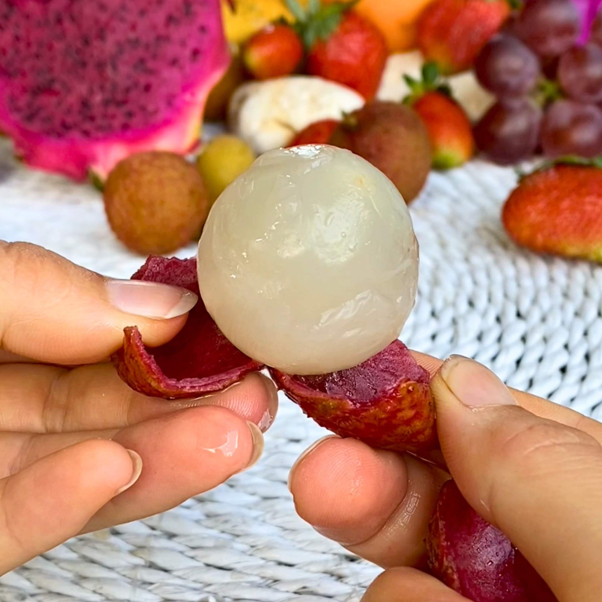 Lychee Good Hill Farms Fruit: Lychee, Golden