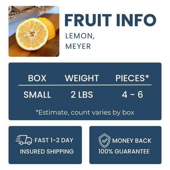 Meyer Lemon Good Hill Farms Fruit: Lemon, Meyer