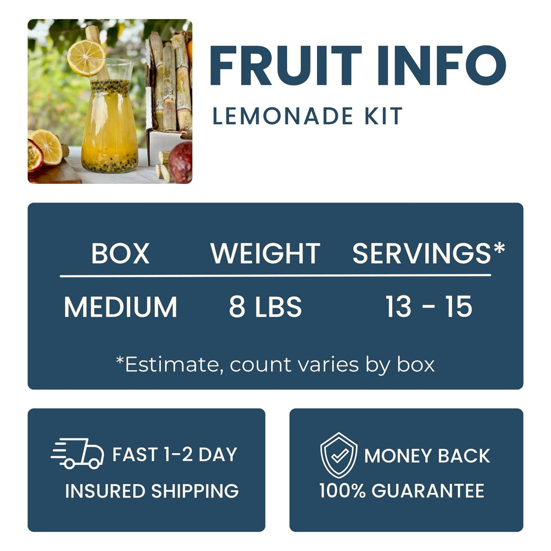 Passion Fruit Lemonade Kit Good Hill Farms Mix Box: Lemonade, Passion Fruit