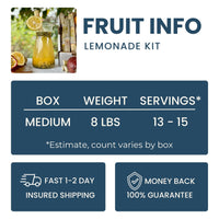 Passion Fruit Lemonade Kit Good Hill Farms Mix Box: Lemonade, Passion Fruit