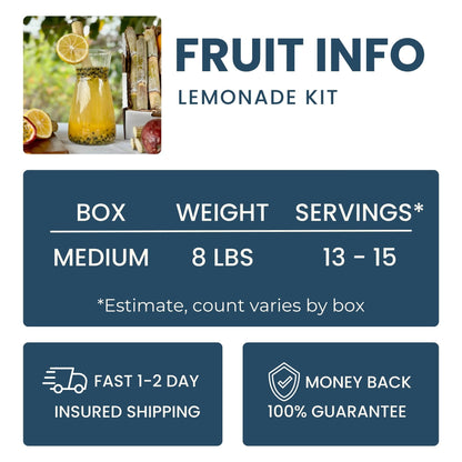 Passion Fruit Lemonade Kit Good Hill Farms Mix Box: Lemonade, Passion Fruit