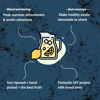 Passion Fruit Lemonade Kit Good Hill Farms Mix Box: Lemonade, Passion Fruit