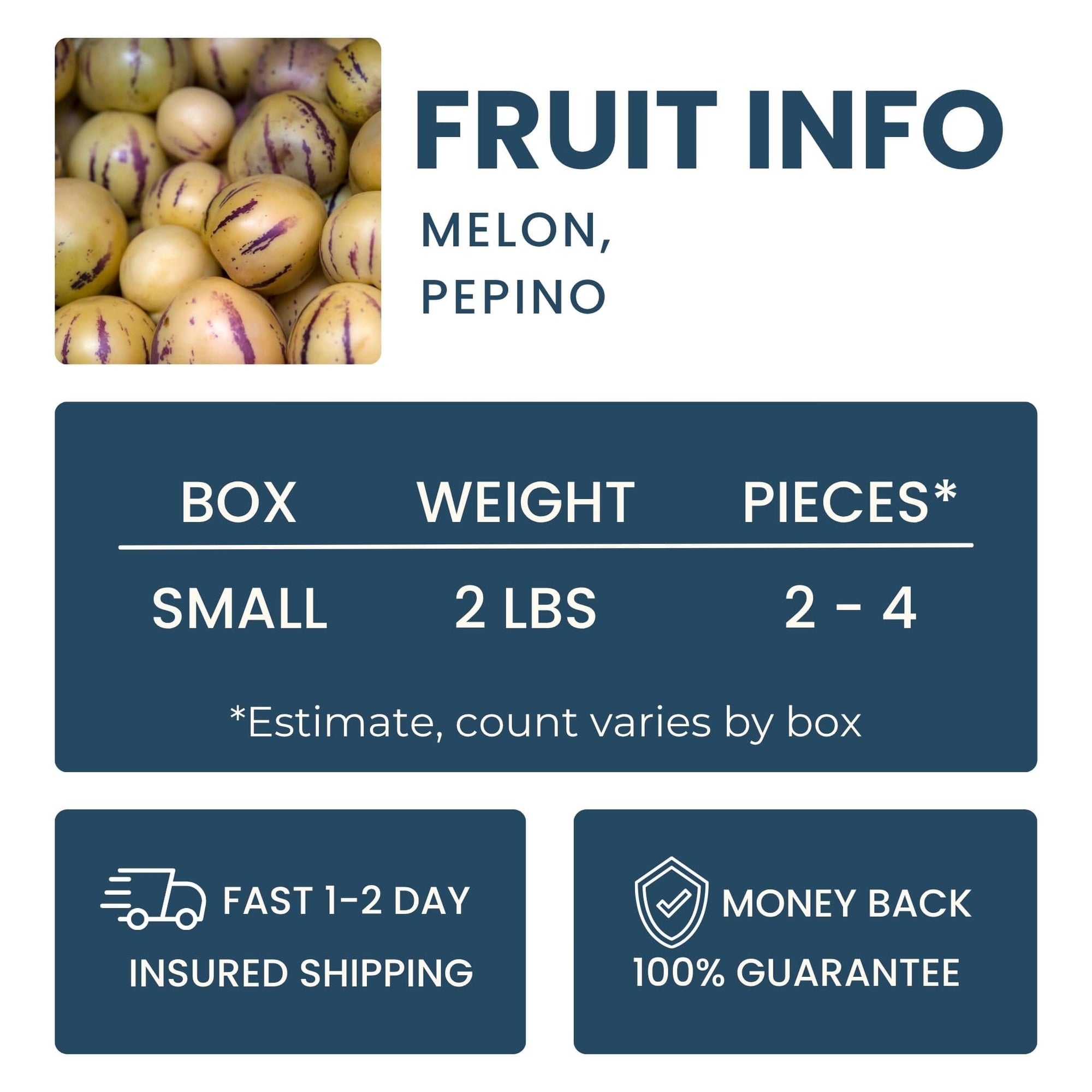 Pepino Melon Good Hill Farms Fruit: Melon, Pepino