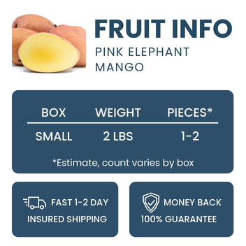 Pink Elephant Mango Good Hill Farms Fruit: Mango, Pink Elephant