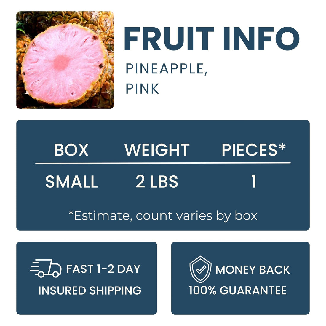 Pink Pineapple Good Hill Farms Fruit: Pineapple, Pink