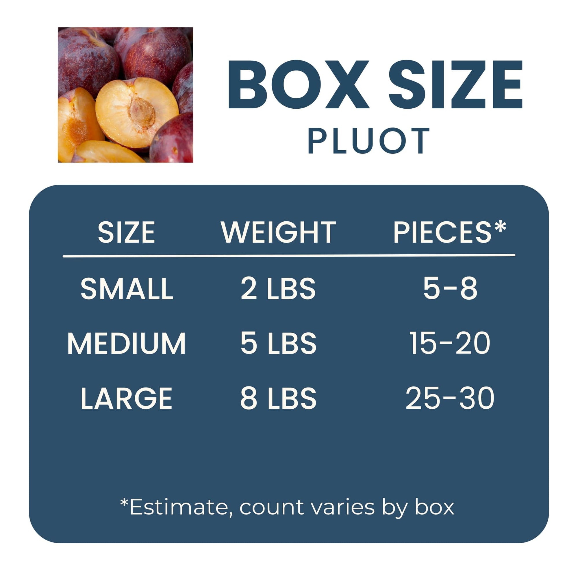 Pluot Good Hill Farms Fruit: Pluot
