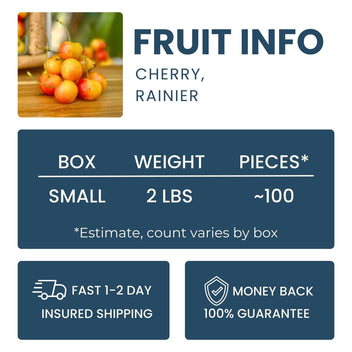 Rainier Cherry Good Hill Farms Fruit: Cherry, Yellow