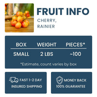 Rainier Cherry Good Hill Farms Fruit: Cherry, Yellow