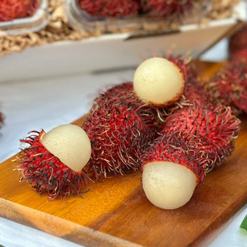 Rambutan Good Hill Farms Fruit: Dragon Fruit, Red