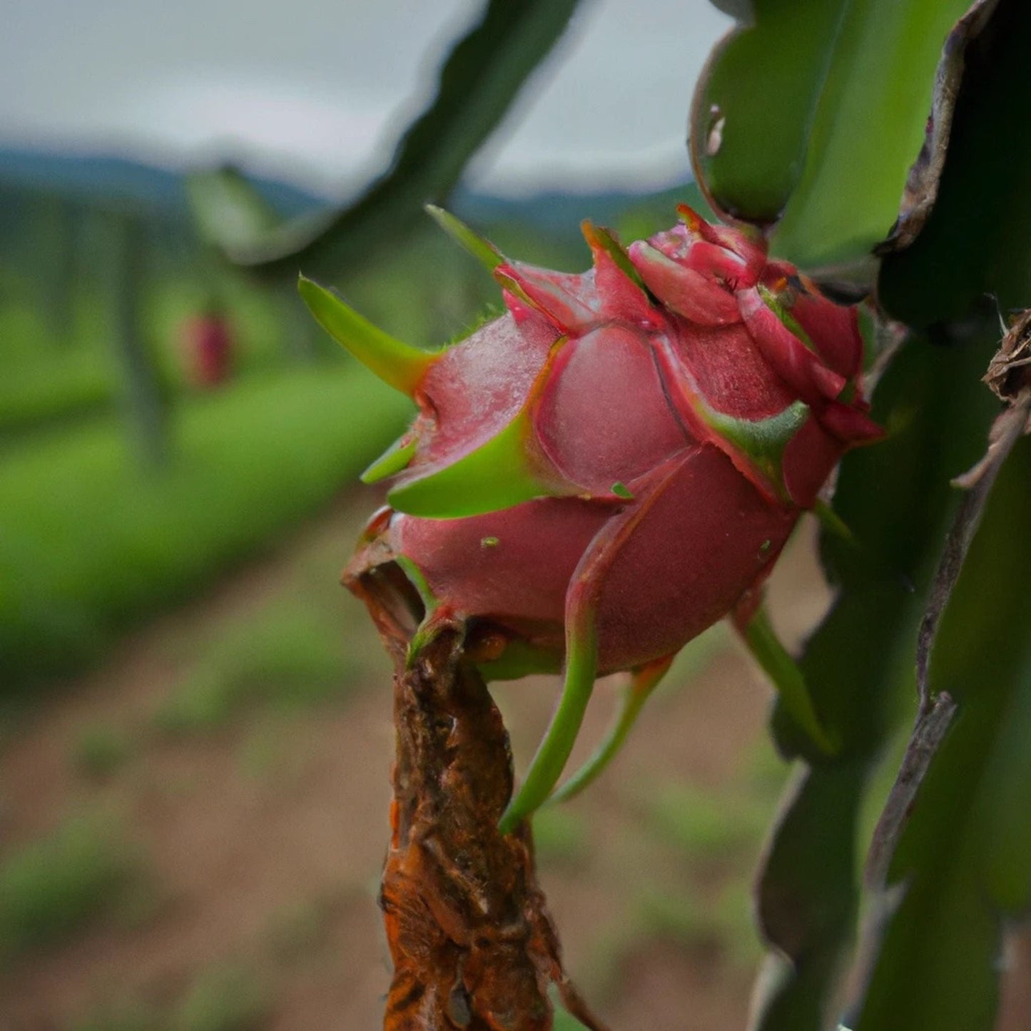 Red Dragon Fruit Plant, Bare Cutting (American Beauty) Good Hill Farms Nursery: Dragon Fruit, AB | Cutting