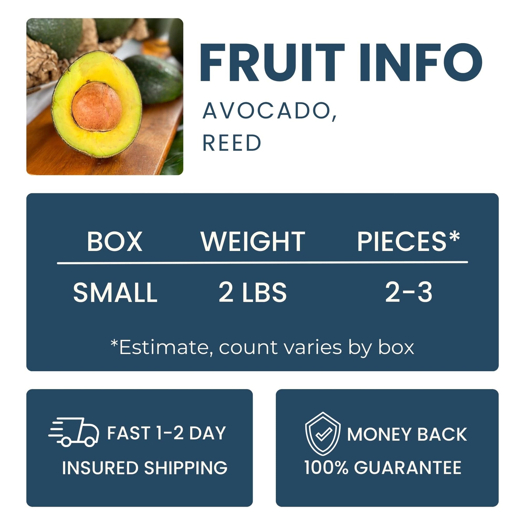 Reed Avocado Good Hill Farms Fruit: Avocado, Reed