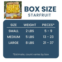 Starfruit (Carambola) Good Hill Farms Fruit: Star Fruit