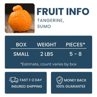 Sumo Tangerine Good Hill Farms Fruit: Tangerine, Sumo